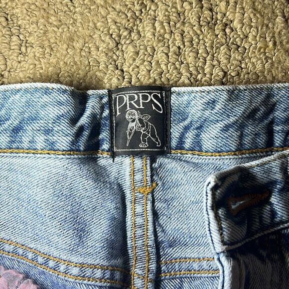 PRPS El Camino Boyfriend Taper Jeans w/ pearl detail size 29 - Picture 3 of 13